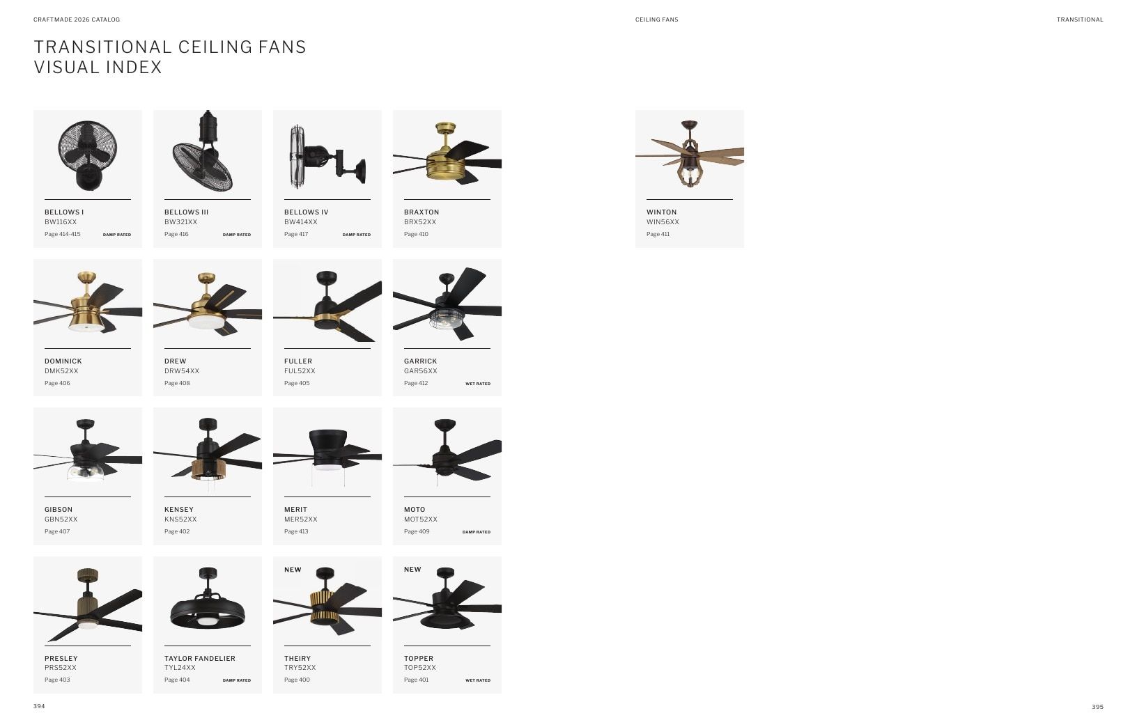 Craftmade Lighting and Ceiling Fans Catalog Weekly Ad January 1 - December 31, 2026