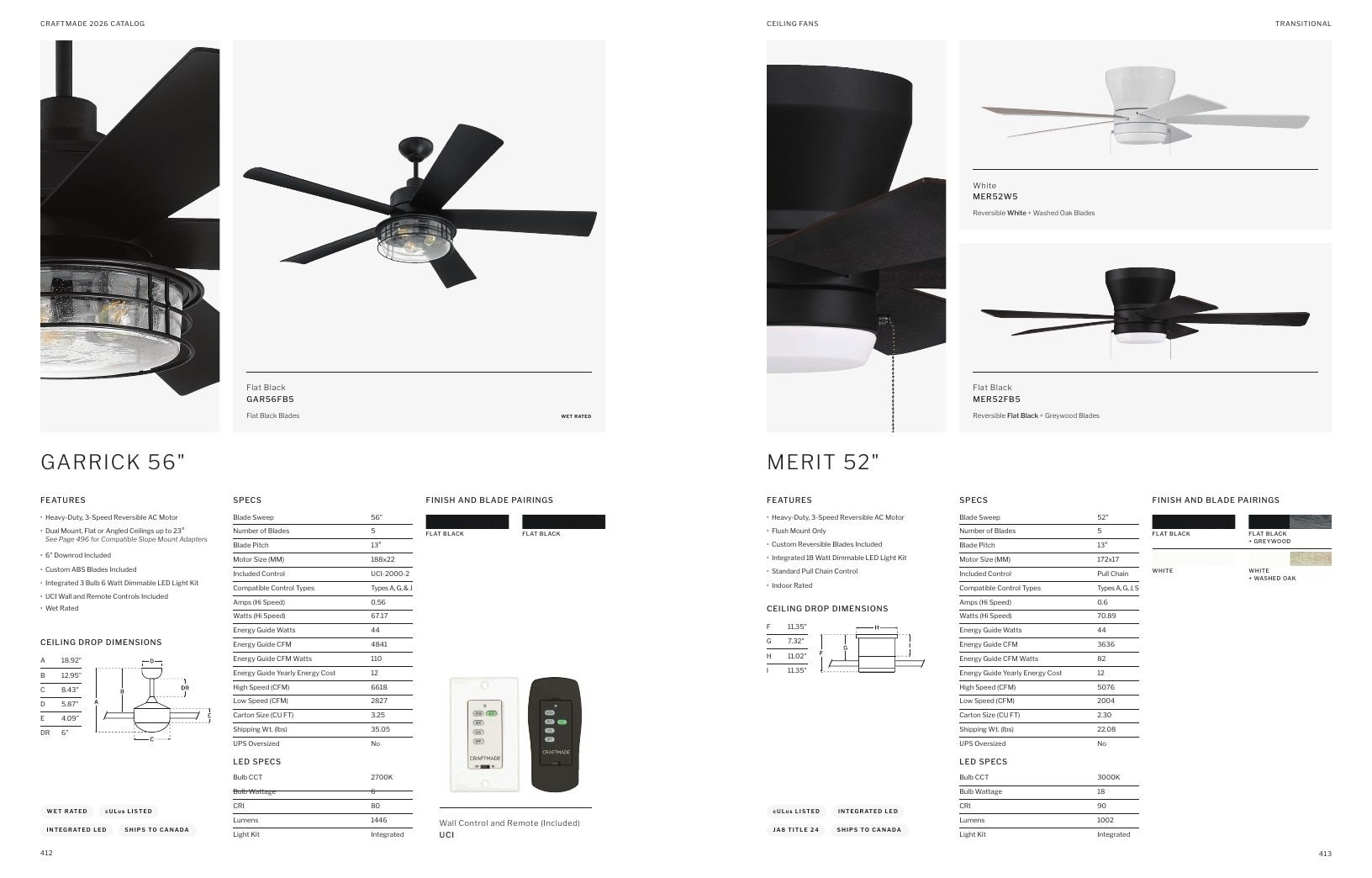 Craftmade Lighting and Ceiling Fans Catalog Weekly Ad January 1 - December 31, 2026