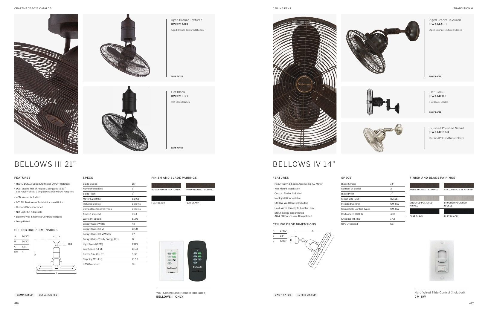 Craftmade Lighting and Ceiling Fans Catalog Weekly Ad January 1 - December 31, 2026