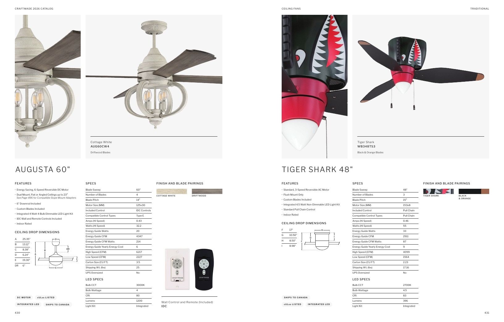 Craftmade Lighting and Ceiling Fans Catalog Weekly Ad January 1 - December 31, 2026