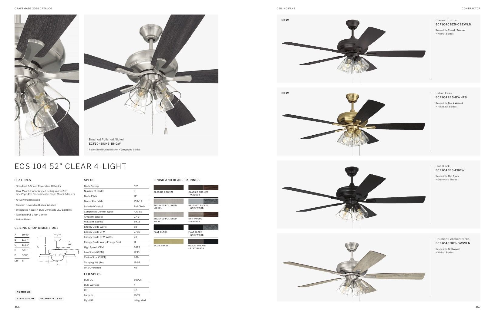 Craftmade Lighting and Ceiling Fans Catalog Weekly Ad January 1 - December 31, 2026
