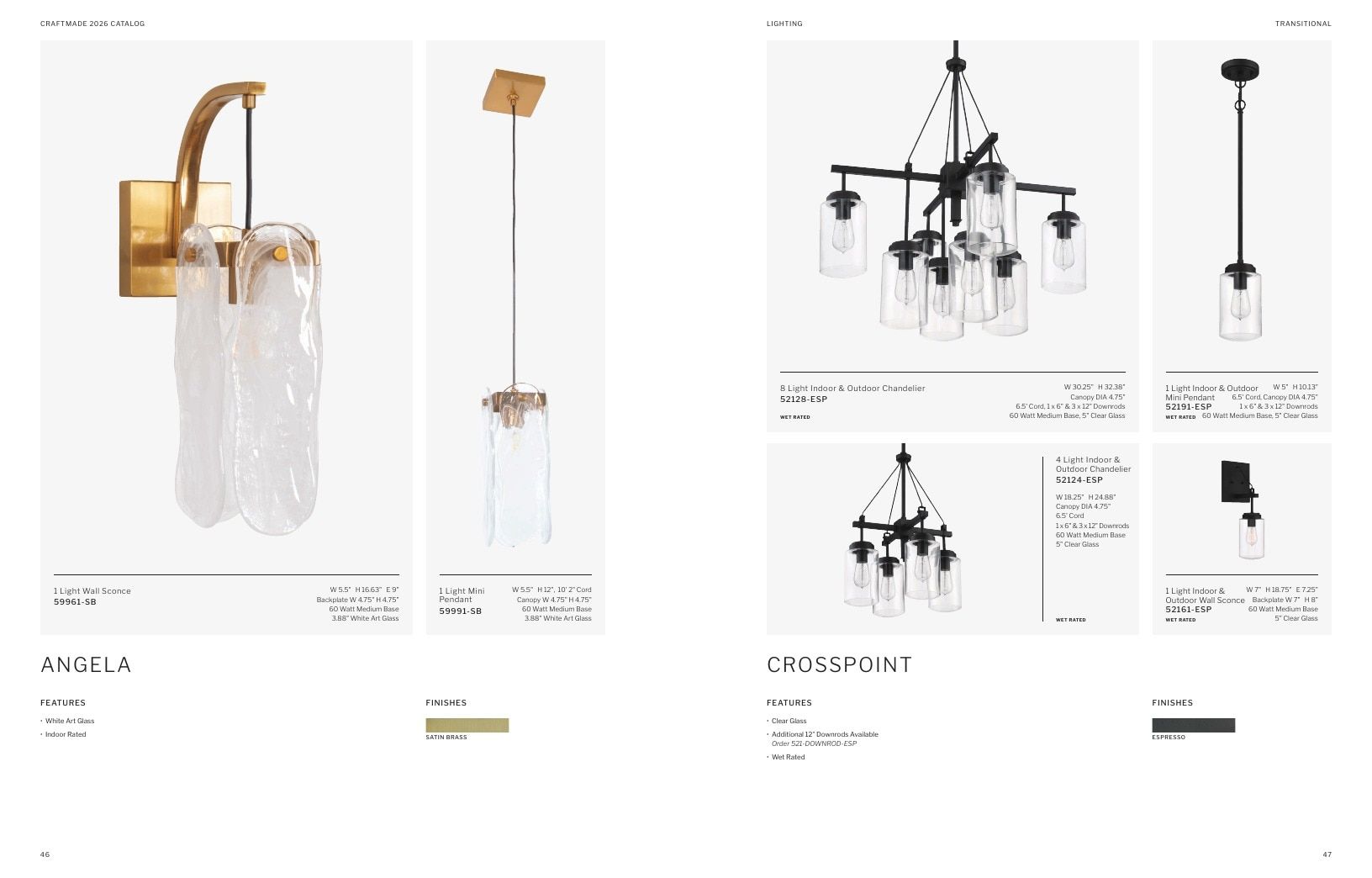 Craftmade Lighting and Ceiling Fans Catalog Weekly Ad January 1 - December 31, 2026