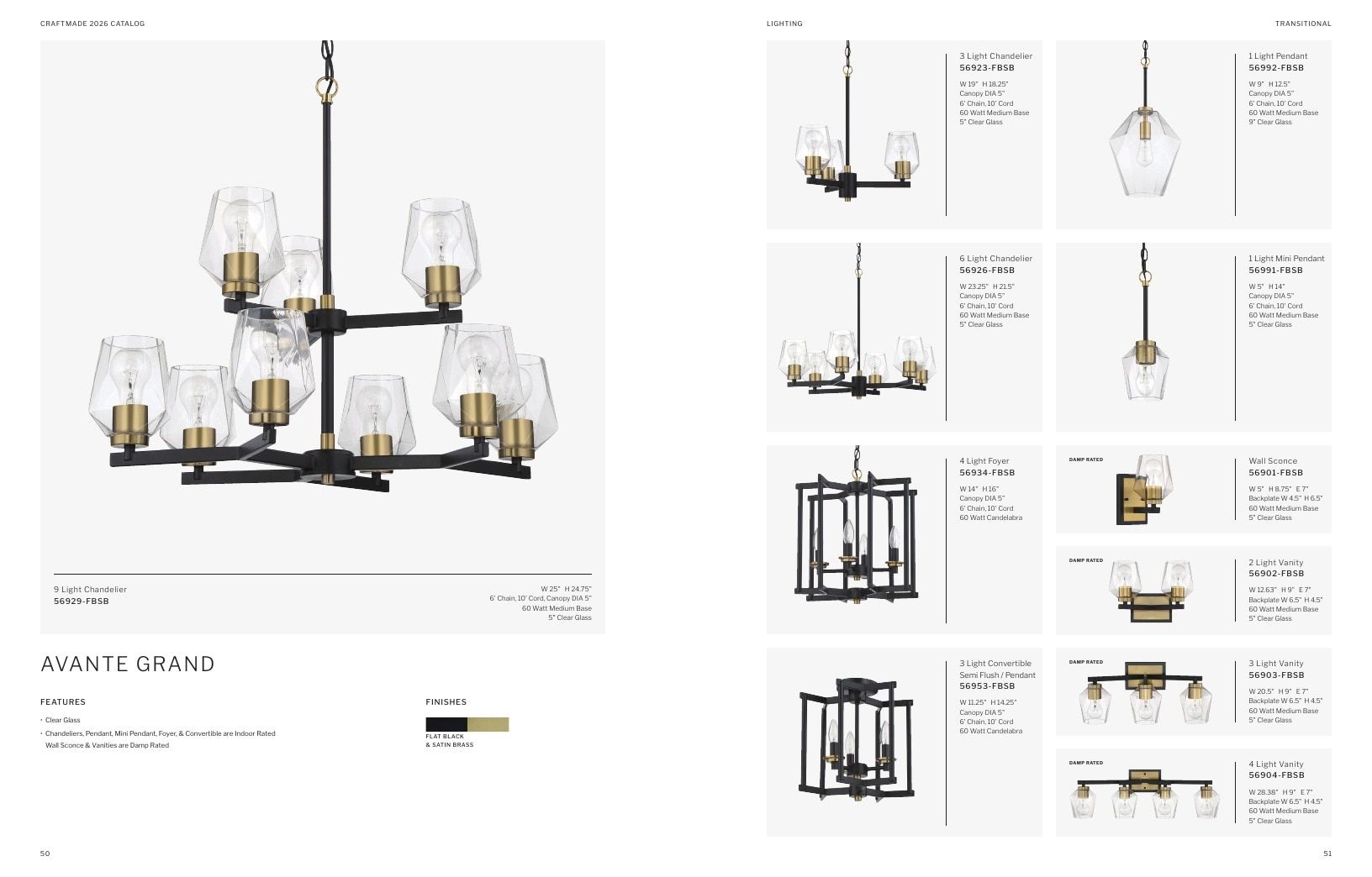 Craftmade Lighting and Ceiling Fans Catalog Weekly Ad January 1 - December 31, 2026
