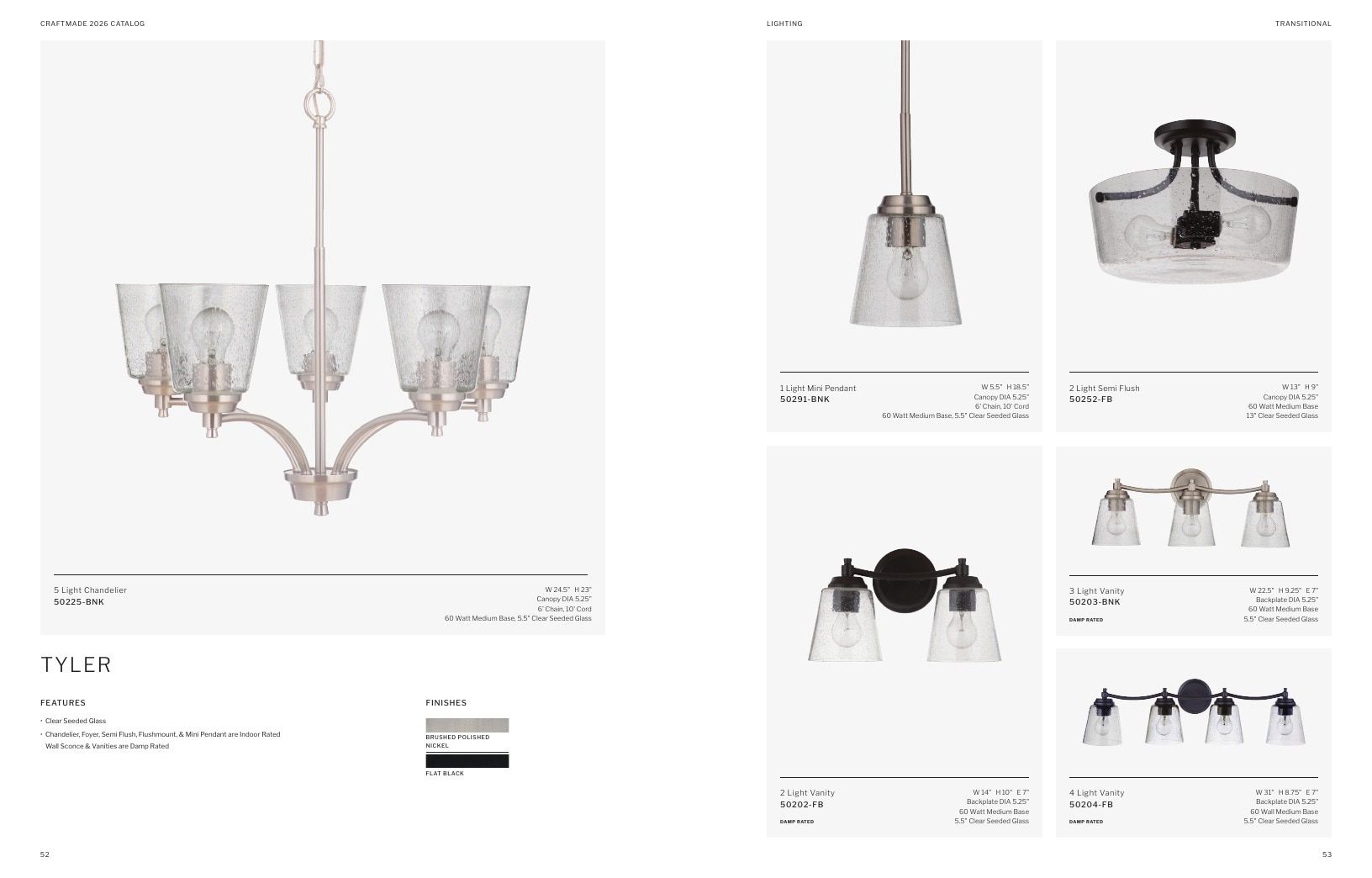 Craftmade Lighting and Ceiling Fans Catalog Weekly Ad January 1 - December 31, 2026