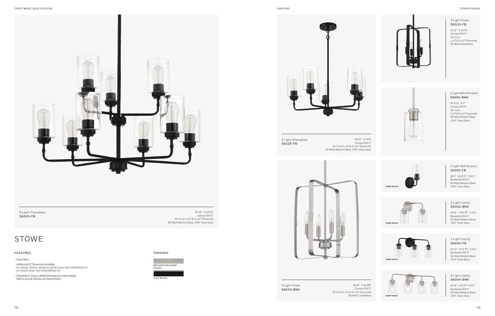 Craftmade Lighting and Ceiling Fans Catalog Weekly Ad January 1 - December 31, 2026