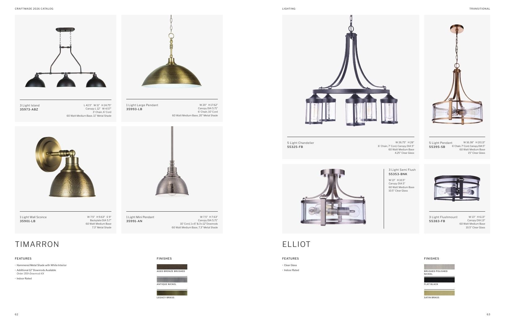 Craftmade Lighting and Ceiling Fans Catalog Weekly Ad January 1 - December 31, 2026
