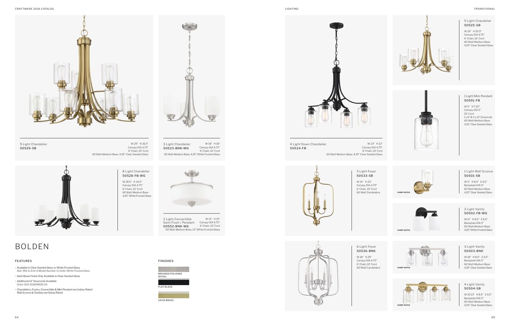 Craftmade Lighting and Ceiling Fans Catalog Weekly Ad January 1 - December 31, 2026