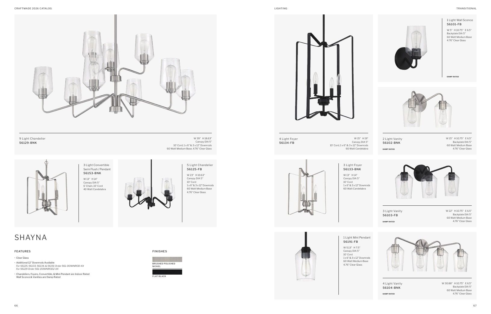 Craftmade Lighting and Ceiling Fans Catalog Weekly Ad January 1 - December 31, 2026