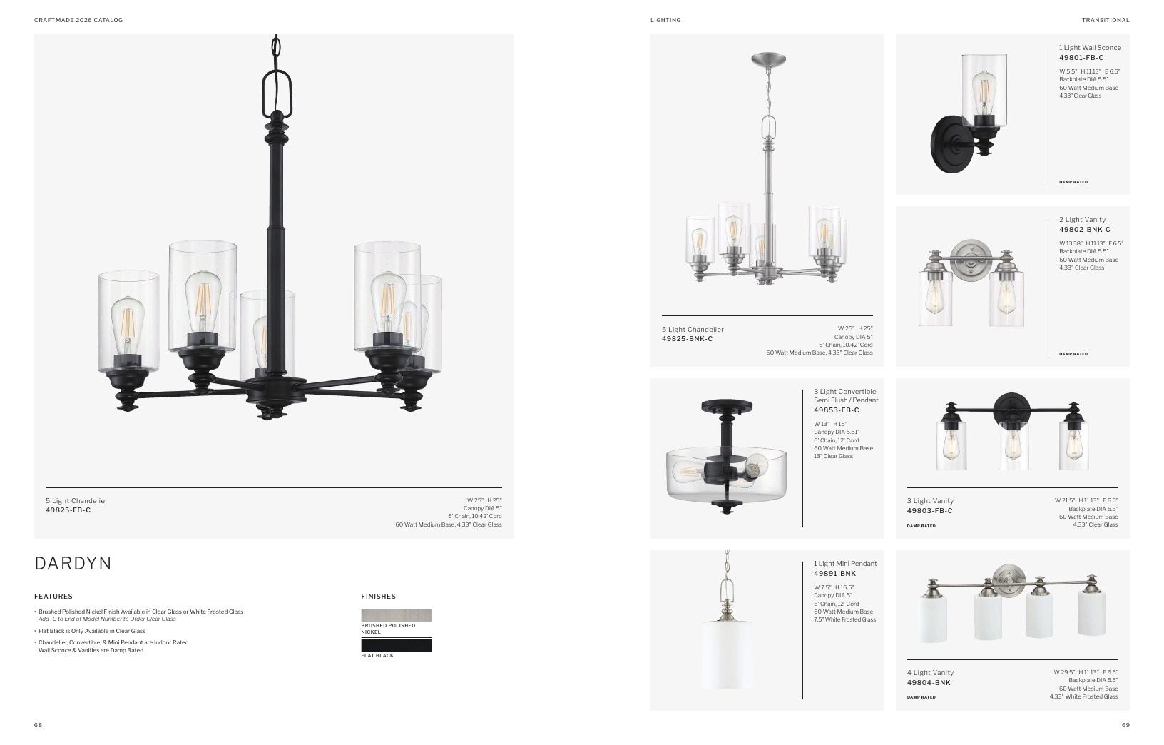 Craftmade Lighting and Ceiling Fans Catalog Weekly Ad January 1 - December 31, 2026