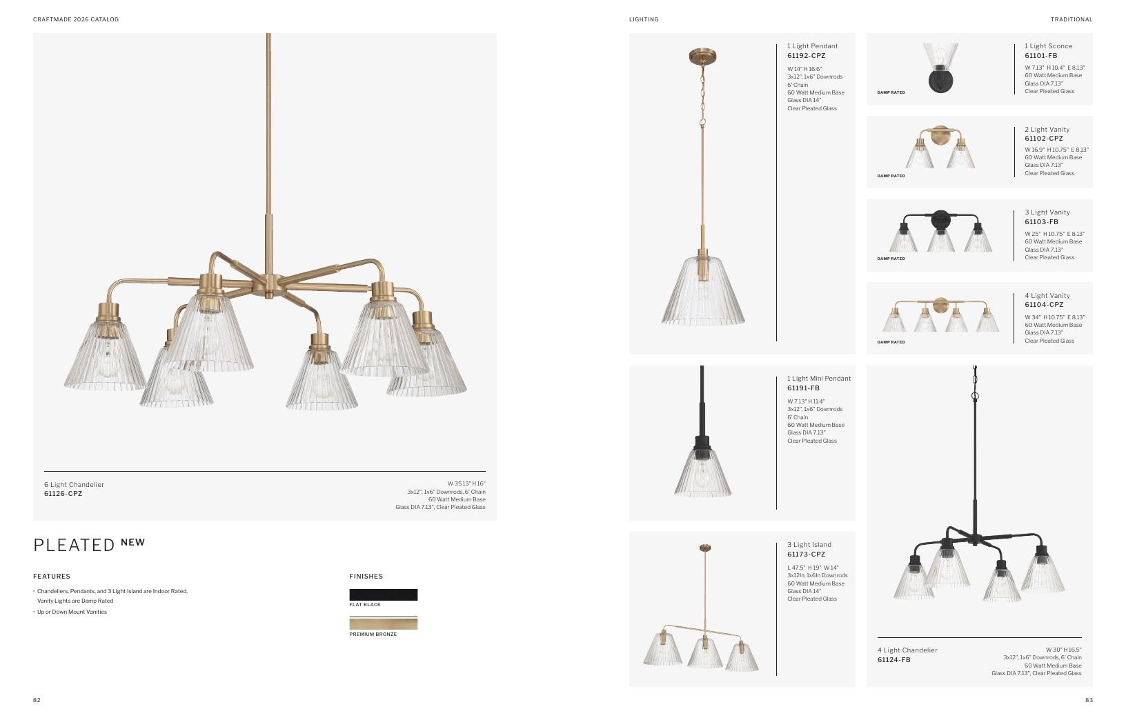 Craftmade Lighting and Ceiling Fans Catalog Weekly Ad January 1 - December 31, 2026