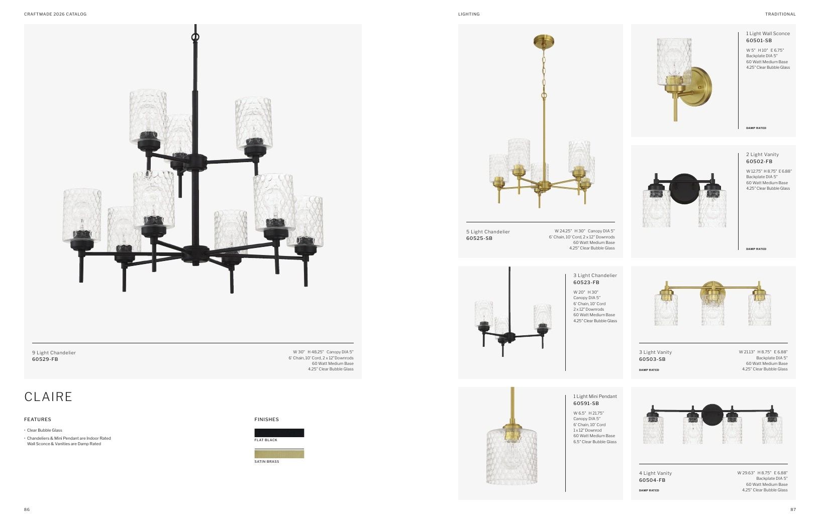 Craftmade Lighting and Ceiling Fans Catalog Weekly Ad January 1 - December 31, 2026