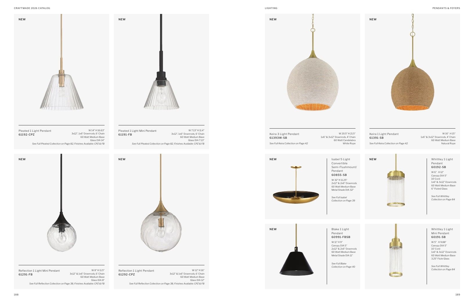 Craftmade Lighting and Ceiling Fans Catalog Weekly Ad January 1 - December 31, 2026