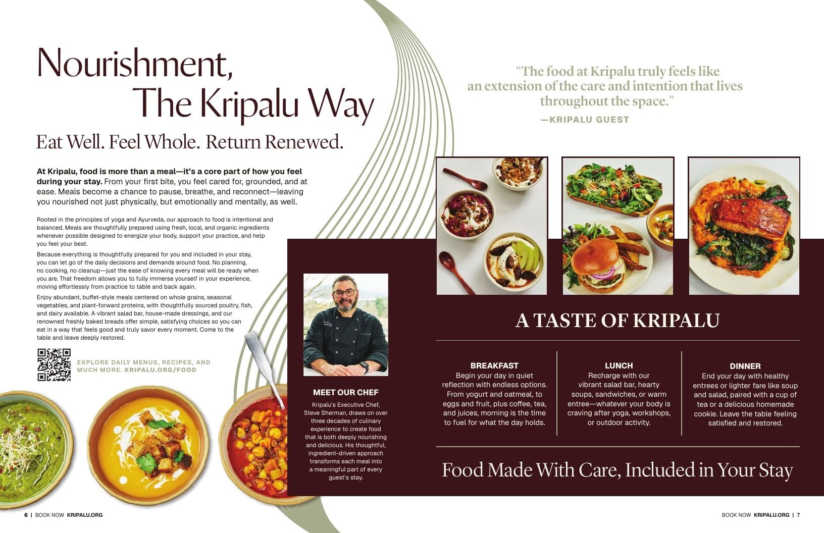 Kripalu Fall Program Catalog Weekly Ad January 1 - December 31, 2026