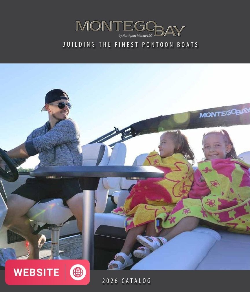 Montego Bay Pontoons Pontoon Boats Catalog Weekly Ad January 1 - December 31, 2026