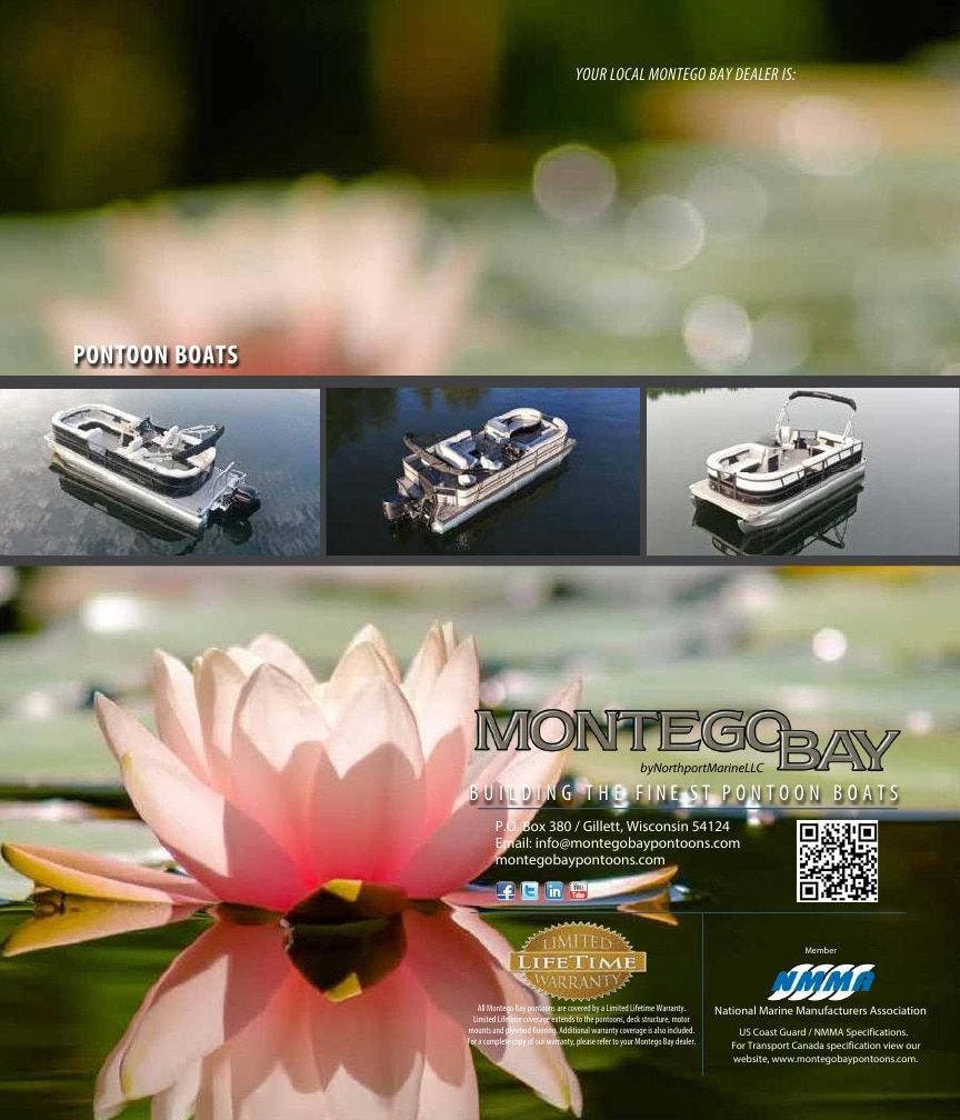 Montego Bay Pontoons Pontoon Boats Catalog Weekly Ad January 1 - December 31, 2026