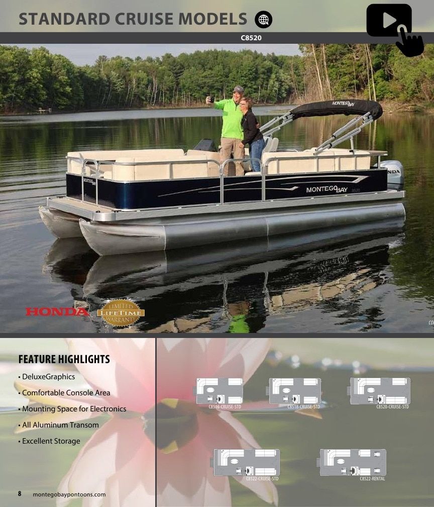 Montego Bay Pontoons Pontoon Boats Catalog Weekly Ad January 1 - December 31, 2026