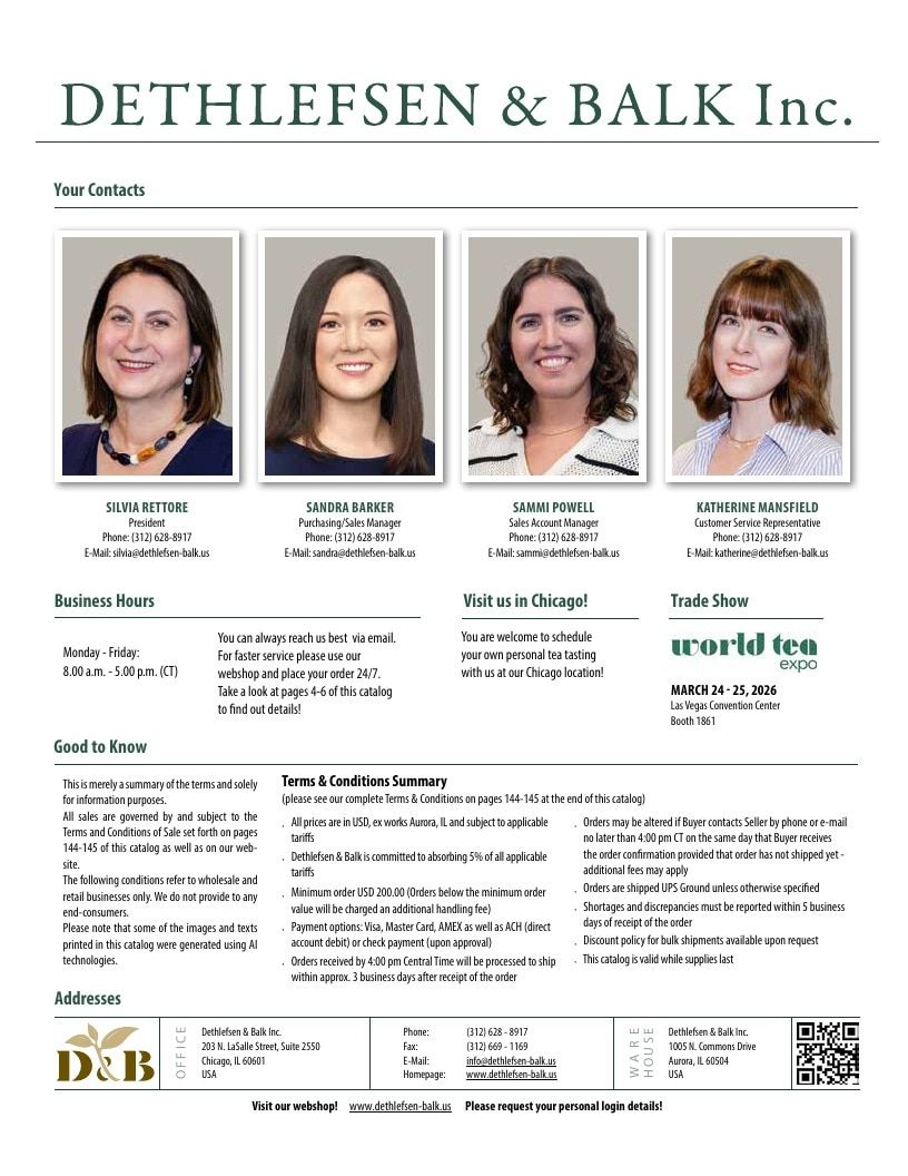Dethlefsen & Balk Company Introduction Catalog Weekly Ad January 1, 2026 - December 31, 2027