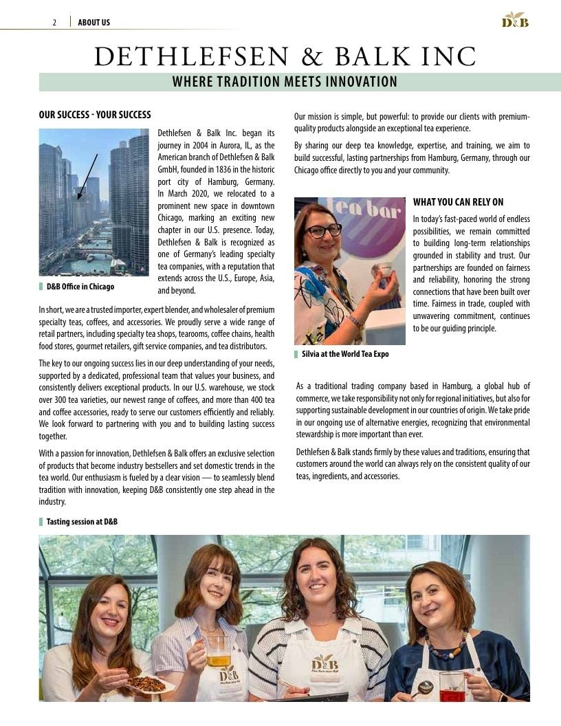 Dethlefsen & Balk Company Introduction Catalog Weekly Ad January 1, 2026 - December 31, 2027