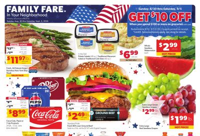 Family Fare (Auburn Area, MI) Weekly Ad August 30 - September 5, 2026
