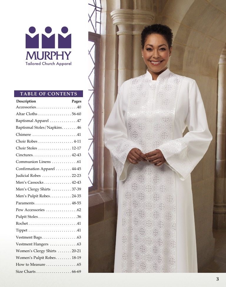 Murphy Robes Spring Church Apparel Supplement Weekly Ad January 1 - December 31, 2026