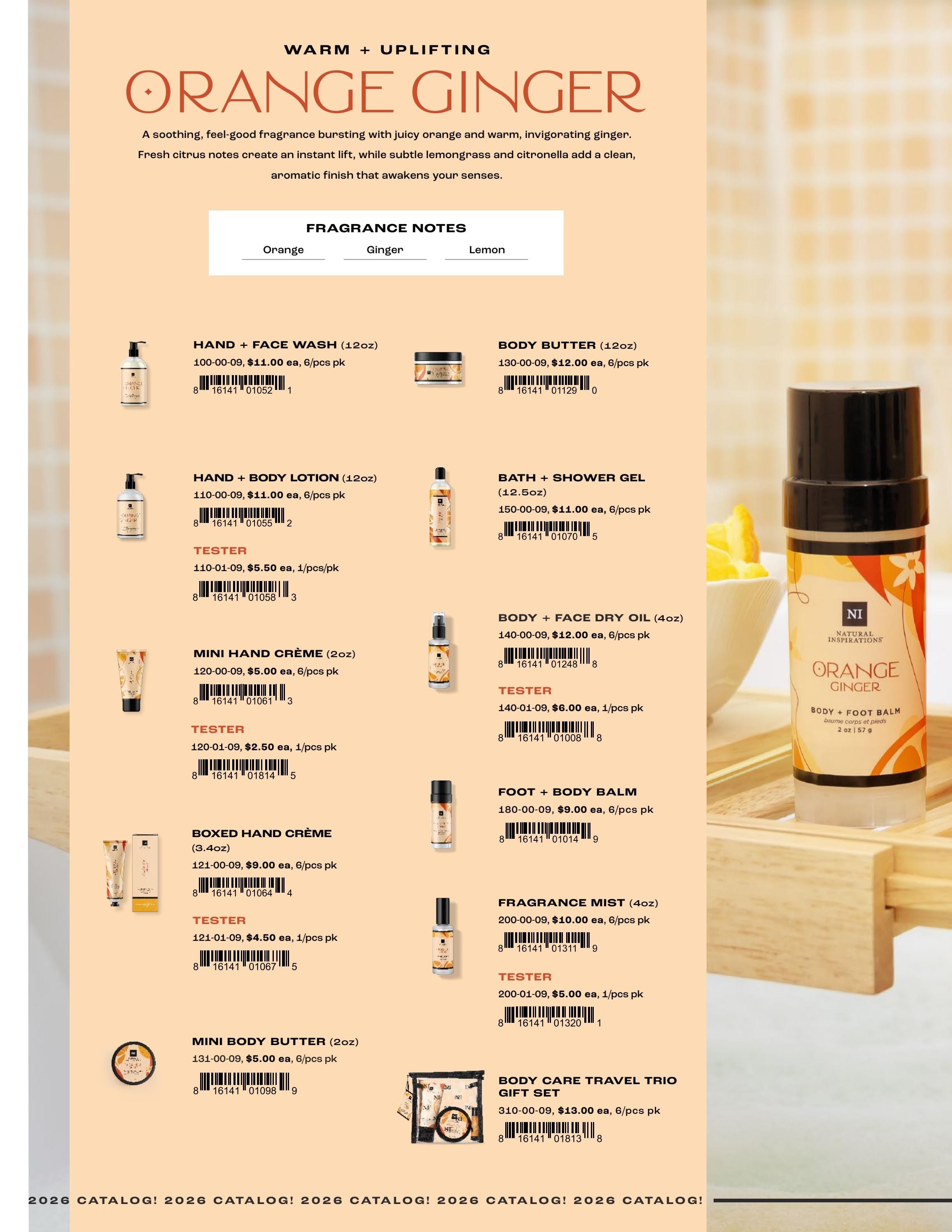 Natural Inspirations Natural Bath and Body Catalog Weekly Ad January 1 - December 31, 2026
