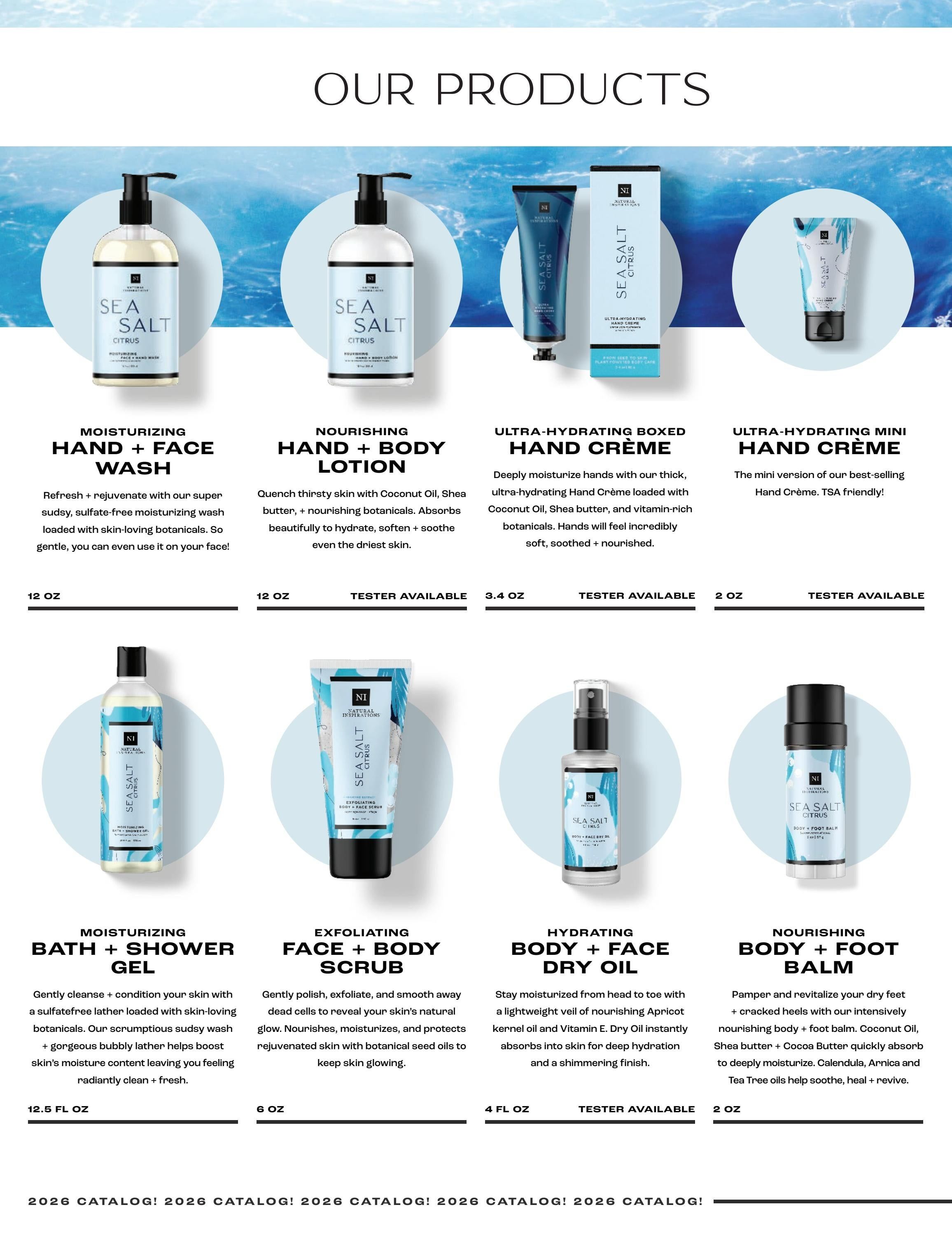 Natural Inspirations Natural Bath and Body Catalog Weekly Ad January 1 - December 31, 2026