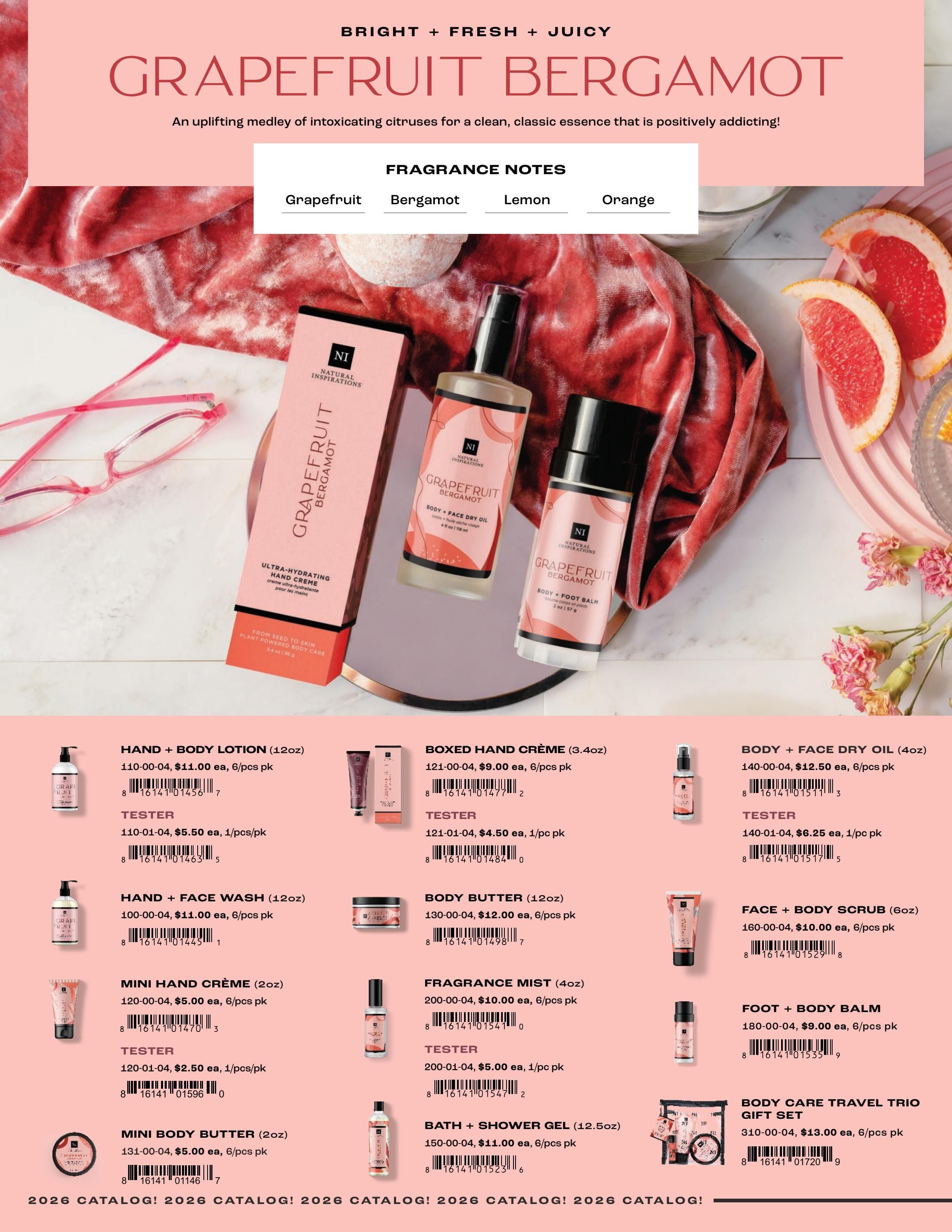 Natural Inspirations Natural Bath and Body Catalog Weekly Ad January 1 - December 31, 2026
