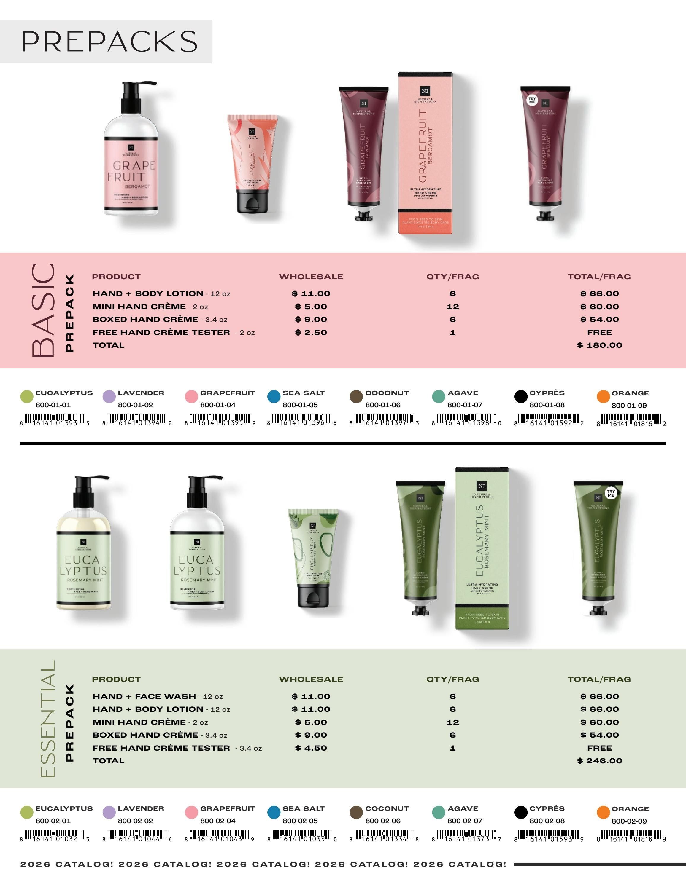 Natural Inspirations Natural Bath and Body Catalog Weekly Ad January 1 - December 31, 2026