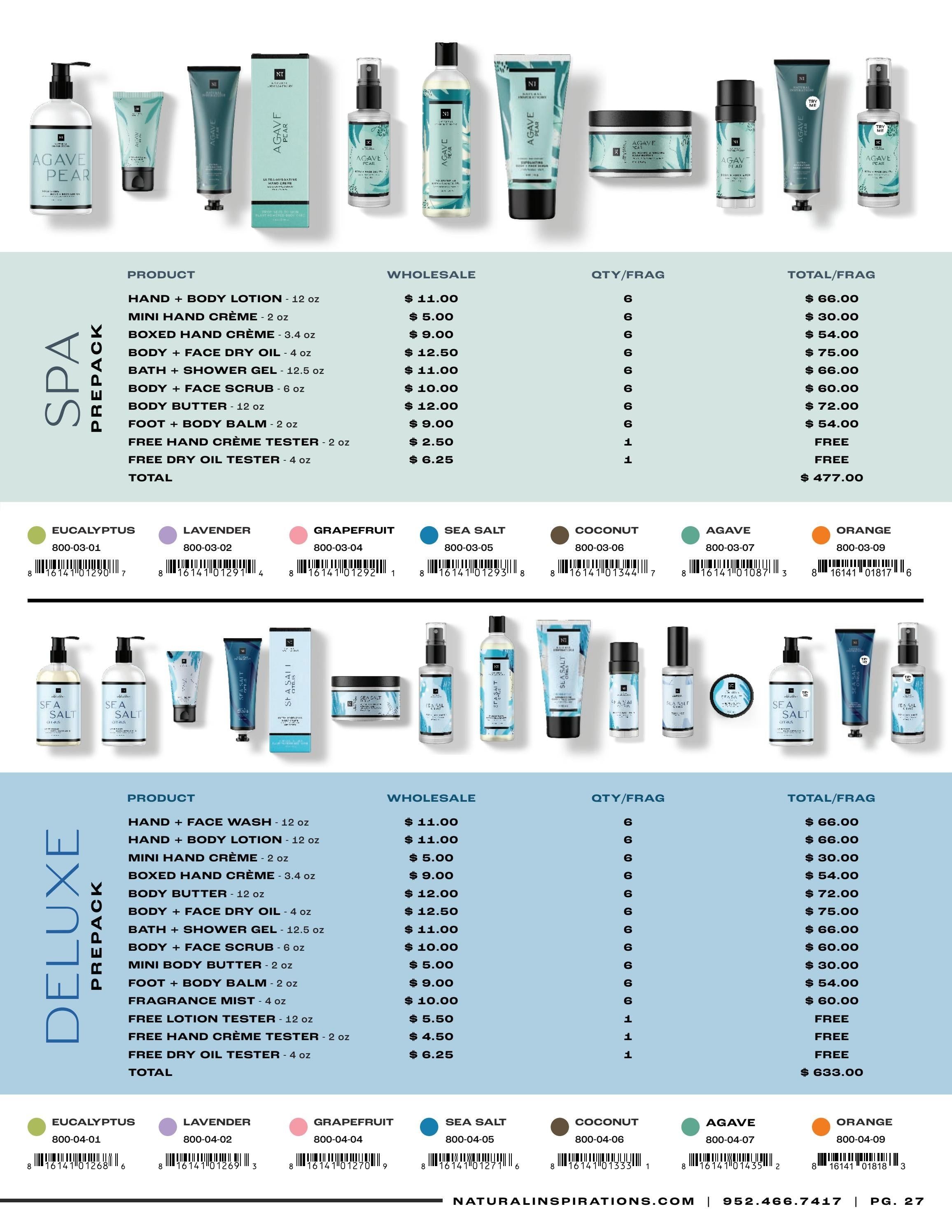 Natural Inspirations Natural Bath and Body Catalog Weekly Ad January 1 - December 31, 2026