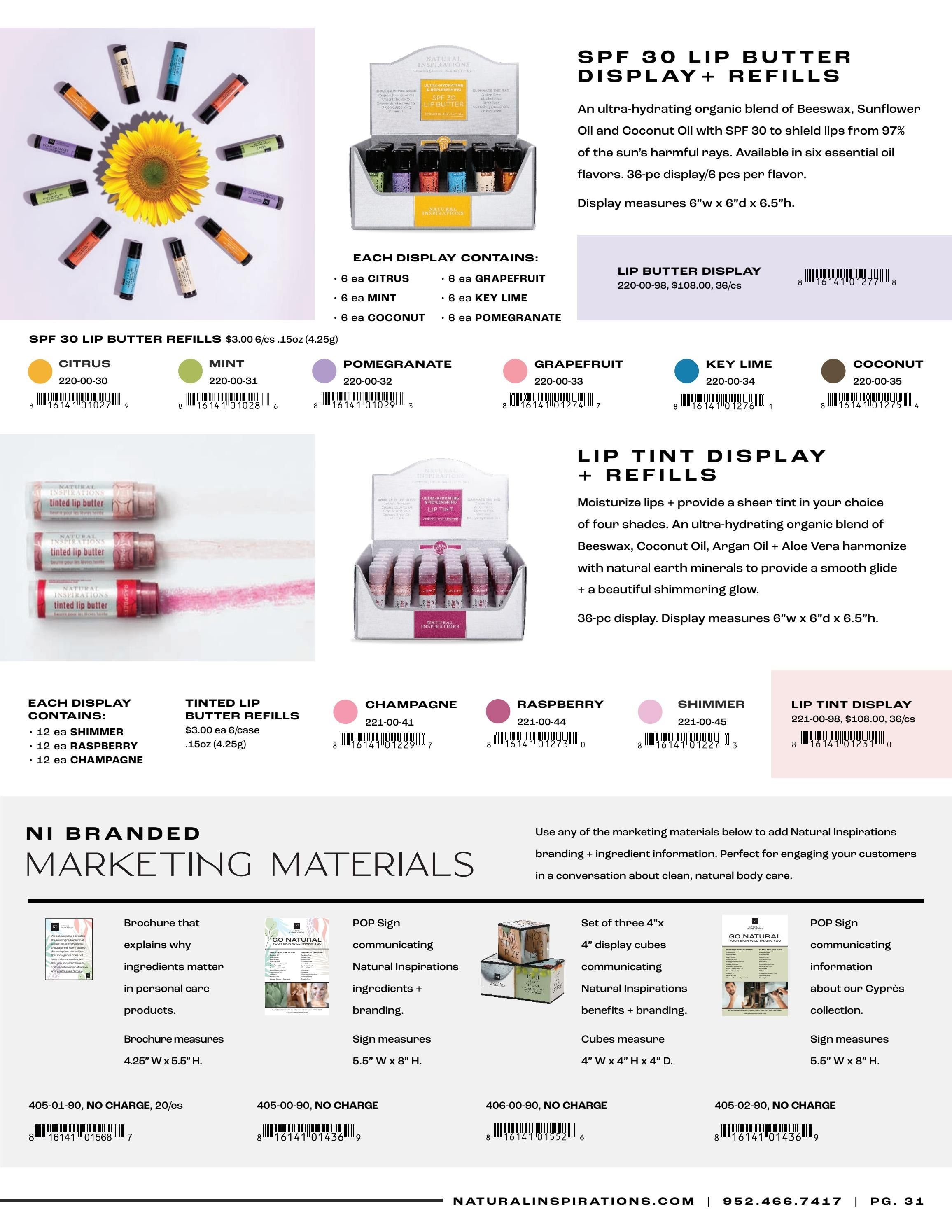 Natural Inspirations Natural Bath and Body Catalog Weekly Ad January 1 - December 31, 2026