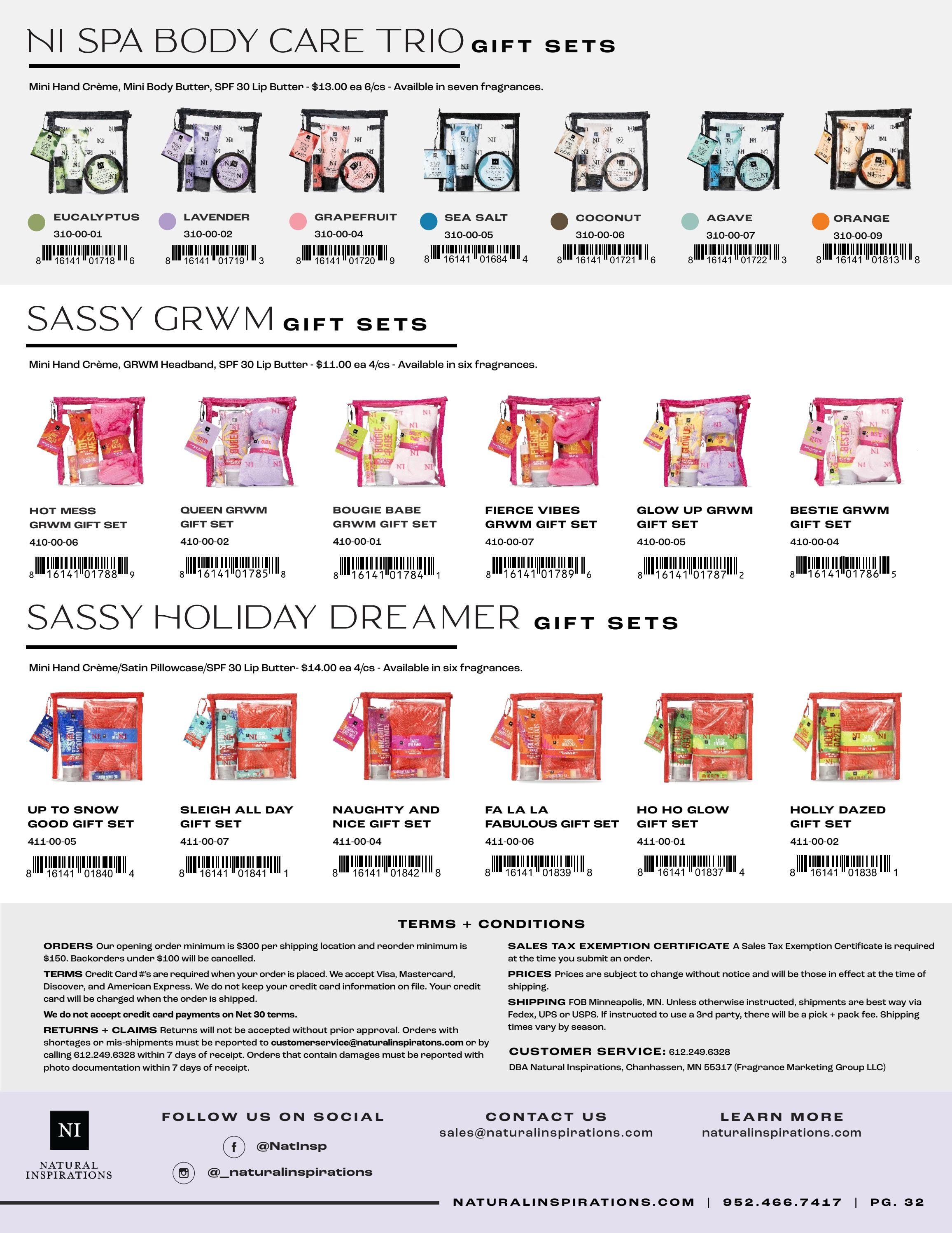Natural Inspirations Natural Bath and Body Catalog Weekly Ad January 1 - December 31, 2026