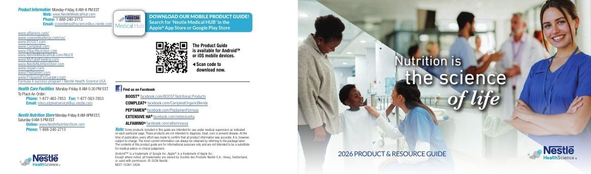 Nestlé Health Science Nutrition Products Catalog Weekly Ad January 1 - December 31, 2026