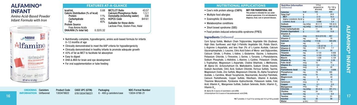 Nestlé Health Science Nutrition Products Catalog Weekly Ad January 1 - December 31, 2026