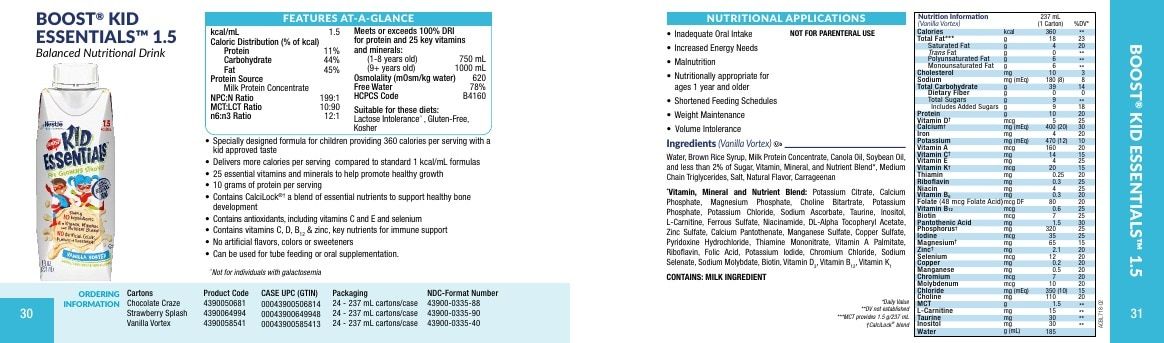 Nestlé Health Science Nutrition Products Catalog Weekly Ad January 1 - December 31, 2026