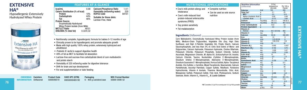 Nestlé Health Science Nutrition Products Catalog Weekly Ad January 1 - December 31, 2026