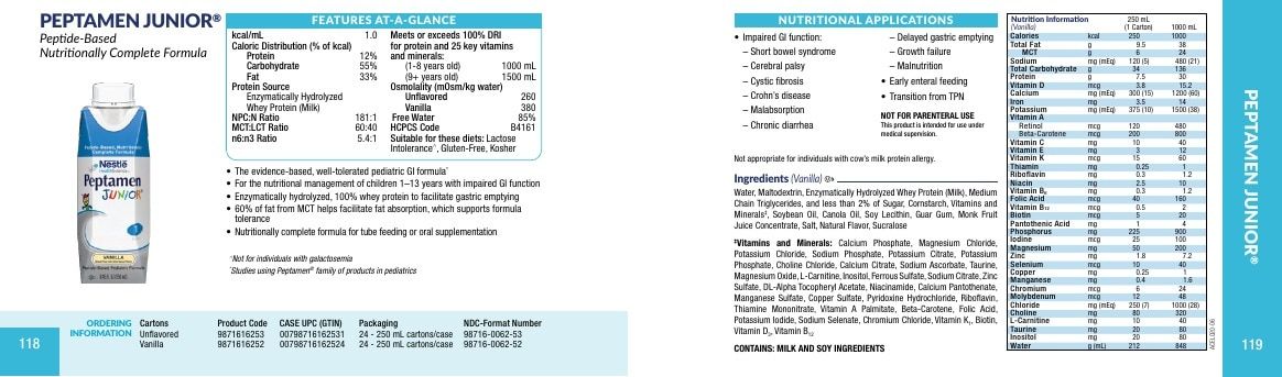 Nestlé Health Science Nutrition Products Catalog Weekly Ad January 1 - December 31, 2026
