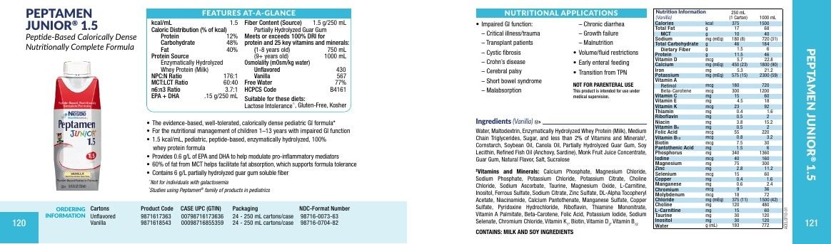 Nestlé Health Science Nutrition Products Catalog Weekly Ad January 1 - December 31, 2026
