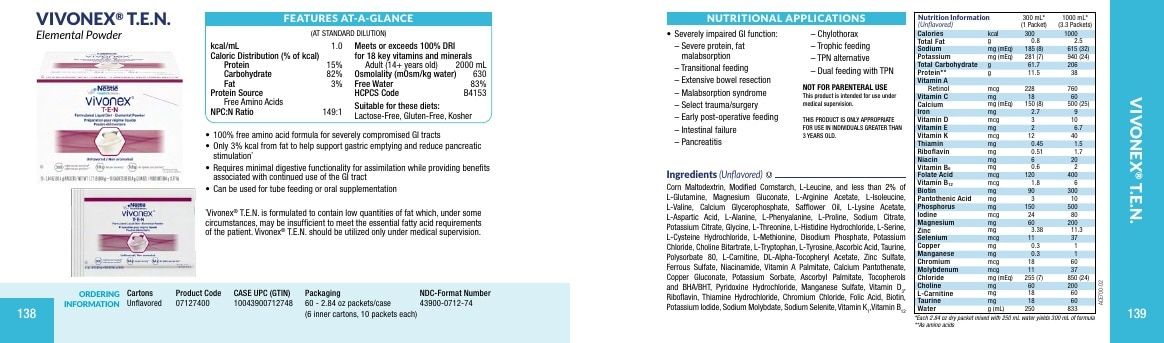 Nestlé Health Science Nutrition Products Catalog Weekly Ad January 1 - December 31, 2026