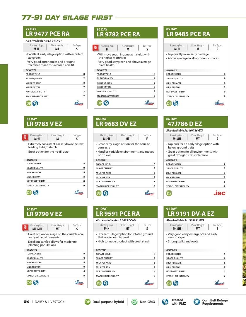 Legend Seeds Seed Product Guide Weekly Ad August 1, 2026 - December 31, 2027