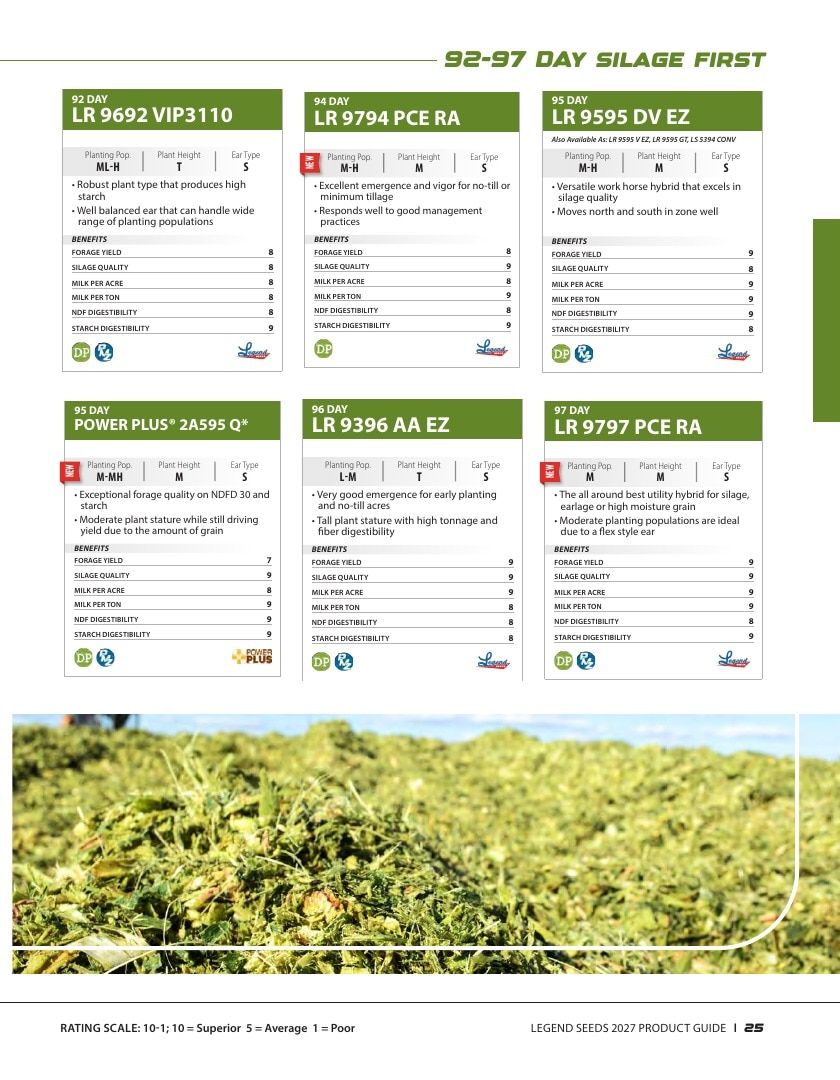 Legend Seeds Seed Product Guide Weekly Ad August 1, 2026 - December 31, 2027