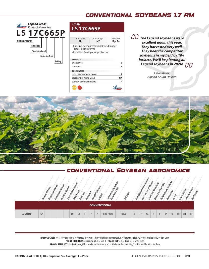 Legend Seeds Seed Product Guide Weekly Ad August 1, 2026 - December 31, 2027