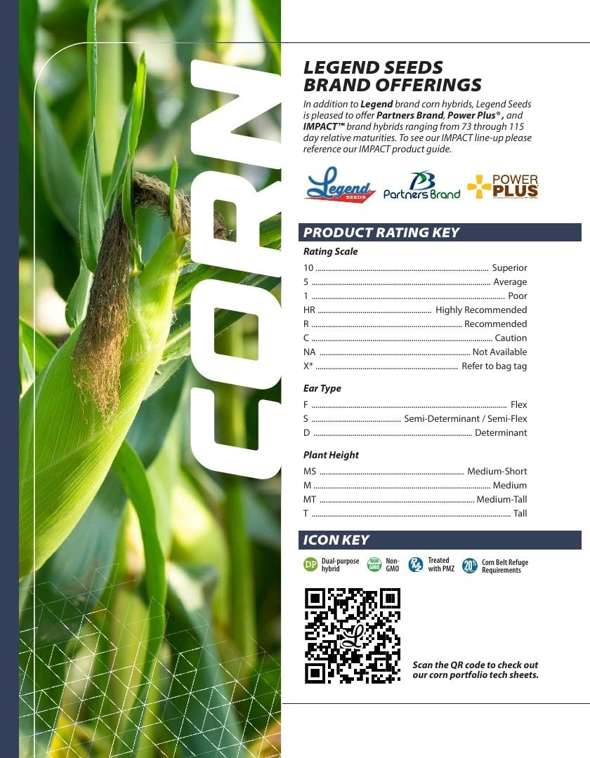Legend Seeds Seed Product Guide Weekly Ad August 1, 2026 - December 31, 2027