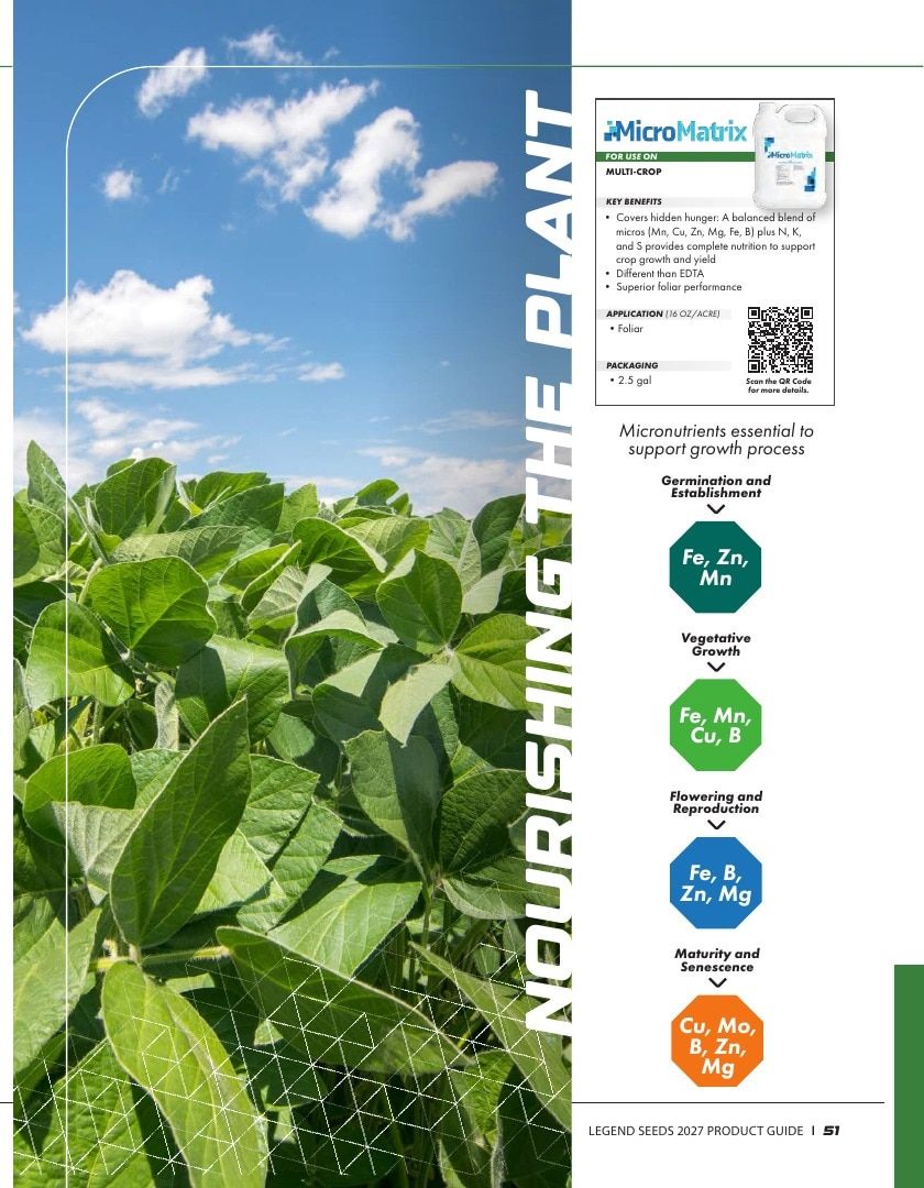 Legend Seeds Seed Product Guide Weekly Ad August 1, 2026 - December 31, 2027