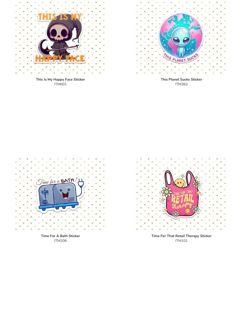Leoness Creations Stickers and Magnets Catalog Weekly Ad January 1 - December 31, 2026
