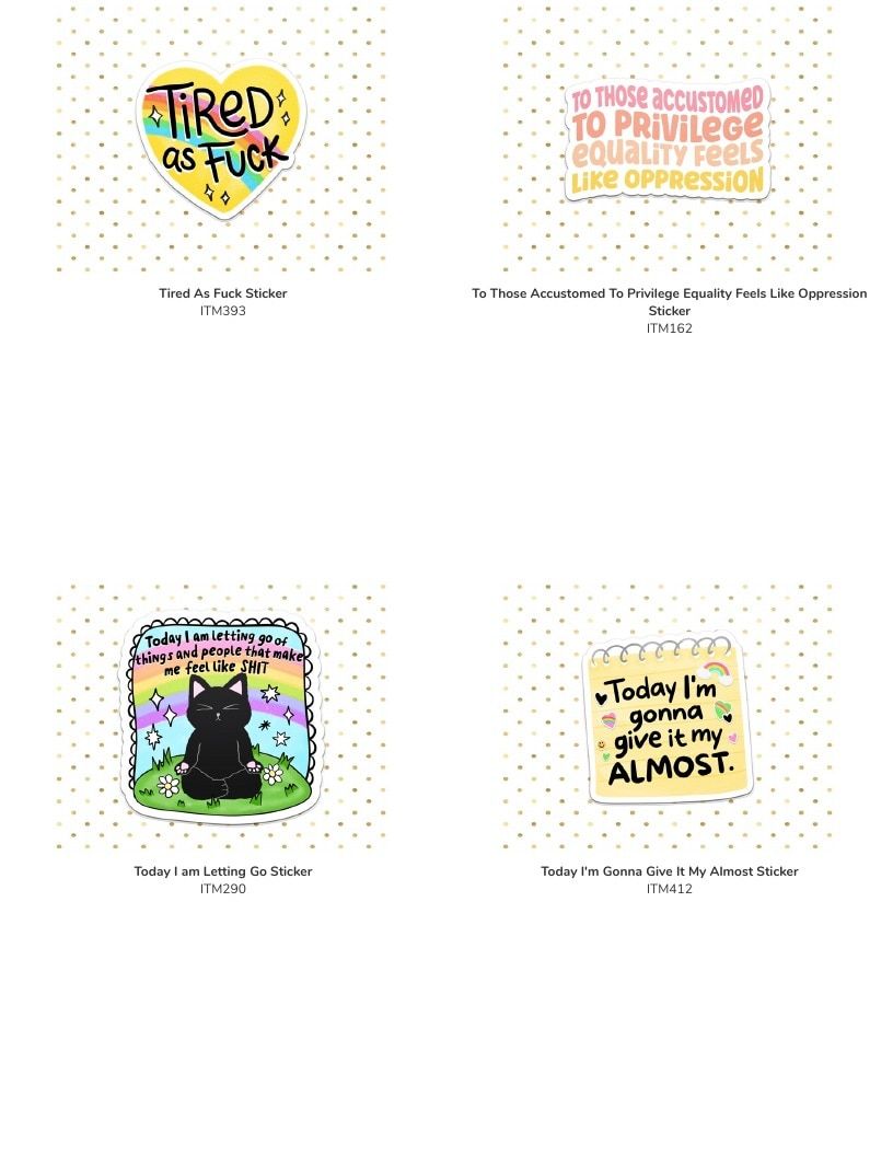 Leoness Creations Stickers and Magnets Catalog Weekly Ad January 1 - December 31, 2026