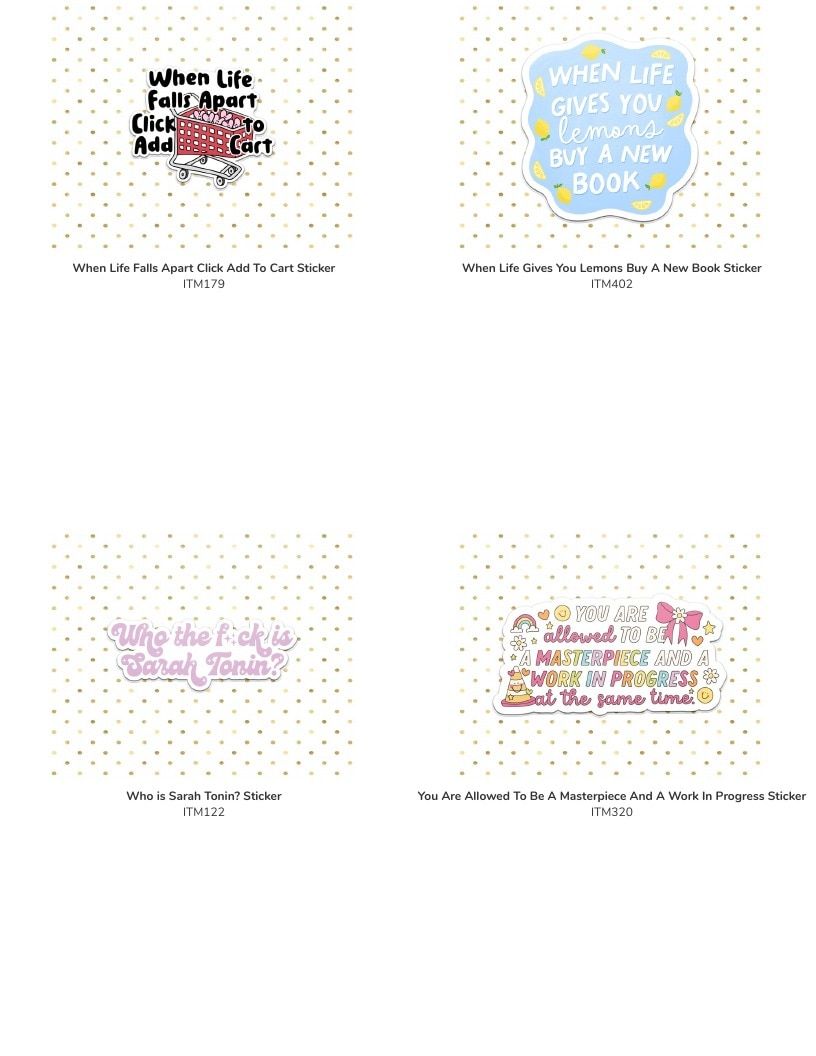 Leoness Creations Stickers and Magnets Catalog Weekly Ad January 1 - December 31, 2026