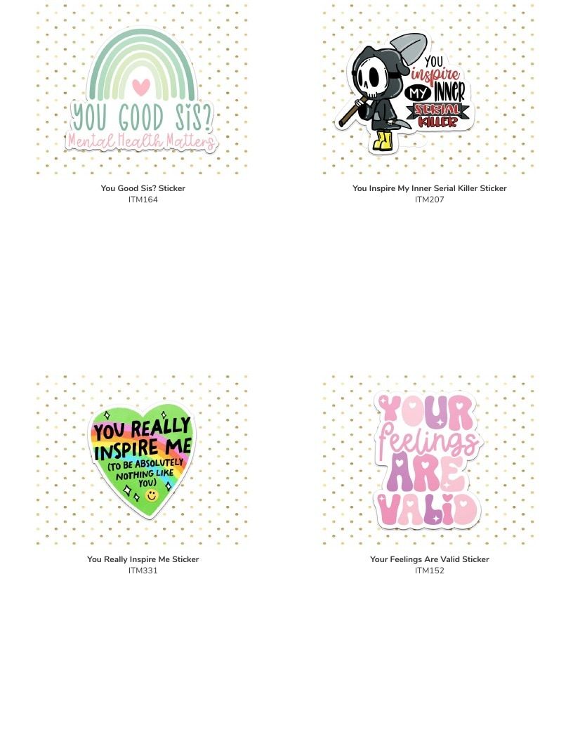 Leoness Creations Stickers and Magnets Catalog Weekly Ad January 1 - December 31, 2026