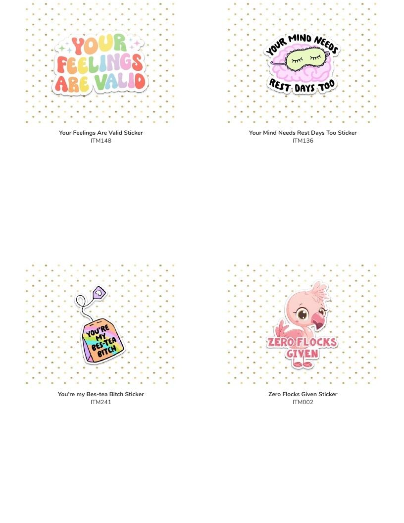 Leoness Creations Stickers and Magnets Catalog Weekly Ad January 1 - December 31, 2026