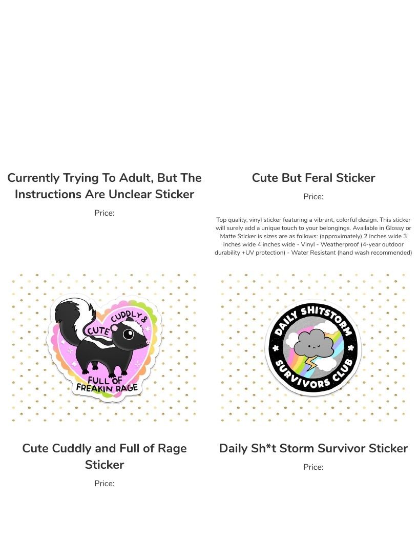 Leoness Creations Stickers and Magnets Catalog Weekly Ad January 1 - December 31, 2026