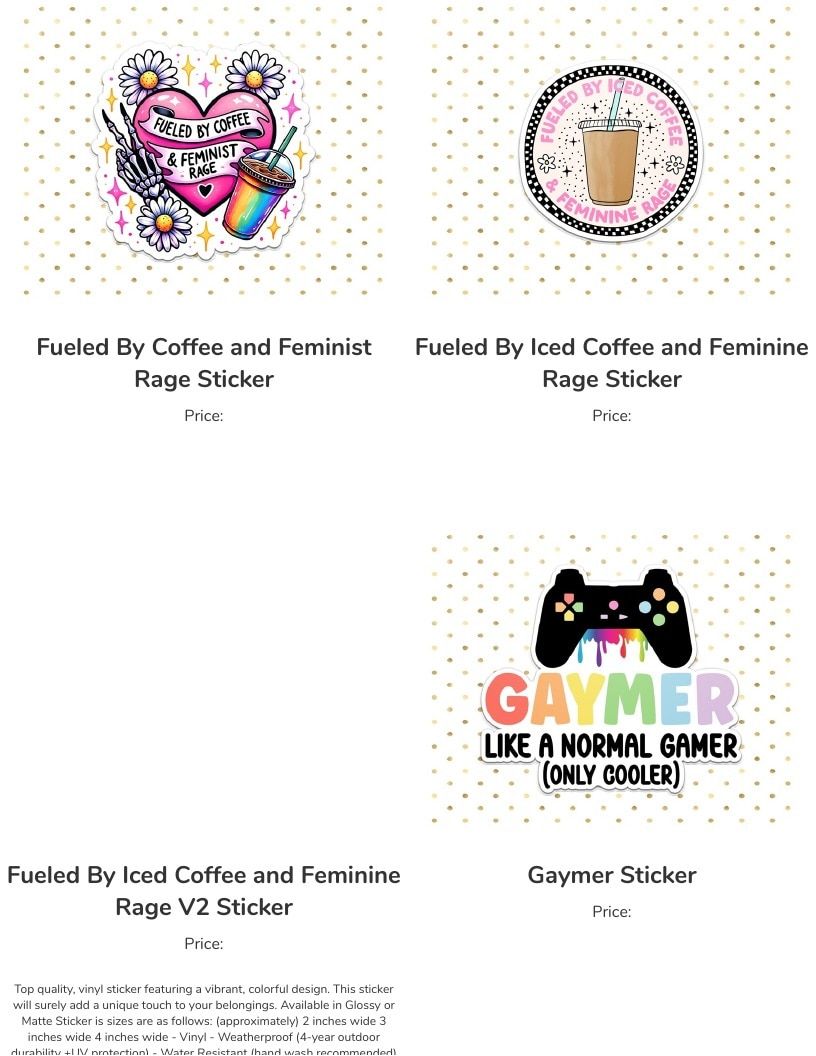 Leoness Creations Stickers and Magnets Catalog Weekly Ad January 1 - December 31, 2026